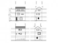 N住宅－立面図